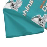 Miami Dolphins Zubaz All-Over Print Unisex Drop-shoulder T-shirt - Image 3