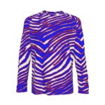 Buffalo Bills Zubaz All-Over Print Men's Raglan Long Sleeve T-shirt  | 190GSM Cotton - Image 2