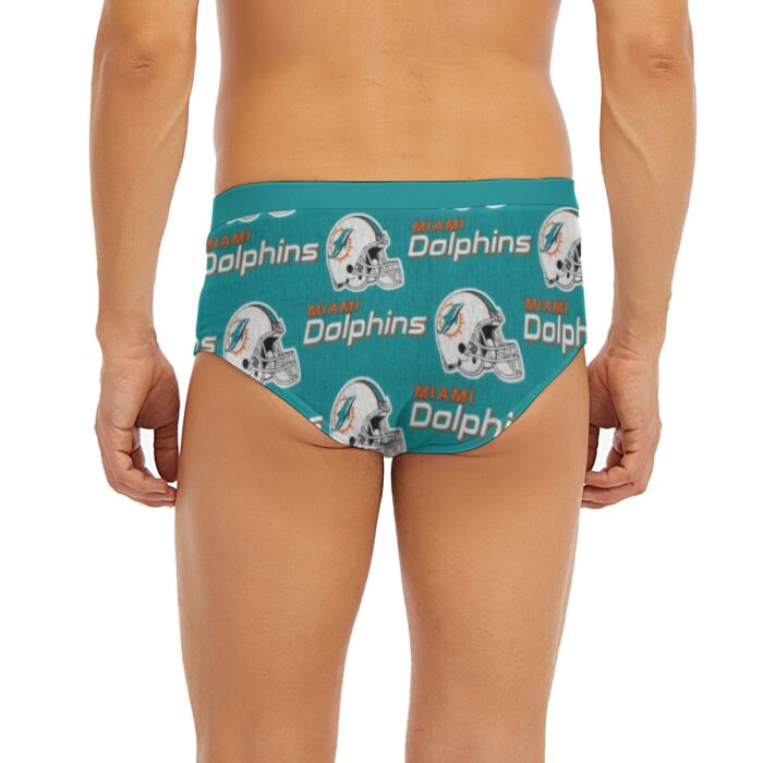 Miami Dolphins Zubaz All-Over Print Men's Triangle Low-rise Underwear - Image 4