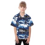 Dallas Cowboys Zubaz All-Over Print Kid's Hawaiian Vacation Shirt - Image 4