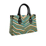 Miami Dolphins Zubaz Women's Tote Bag With Black Handle - Image 4