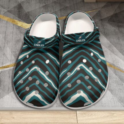 Philadelphia Eagles Zubaz All-Over Print Men's Classic Clogs