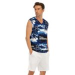 Dallas Cowboys Zubaz All-Over Print Men's Imitation Knitted V-neck Vest - Image 6