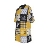 Pittsburgh Steelers Zubaz All-Over Print Teenage UV Protection POLO Shirt - Image 4