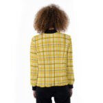 Pittsburgh Steelers All-Over Print Women's Ribbed Stand-up Collar Jacket - Image 3
