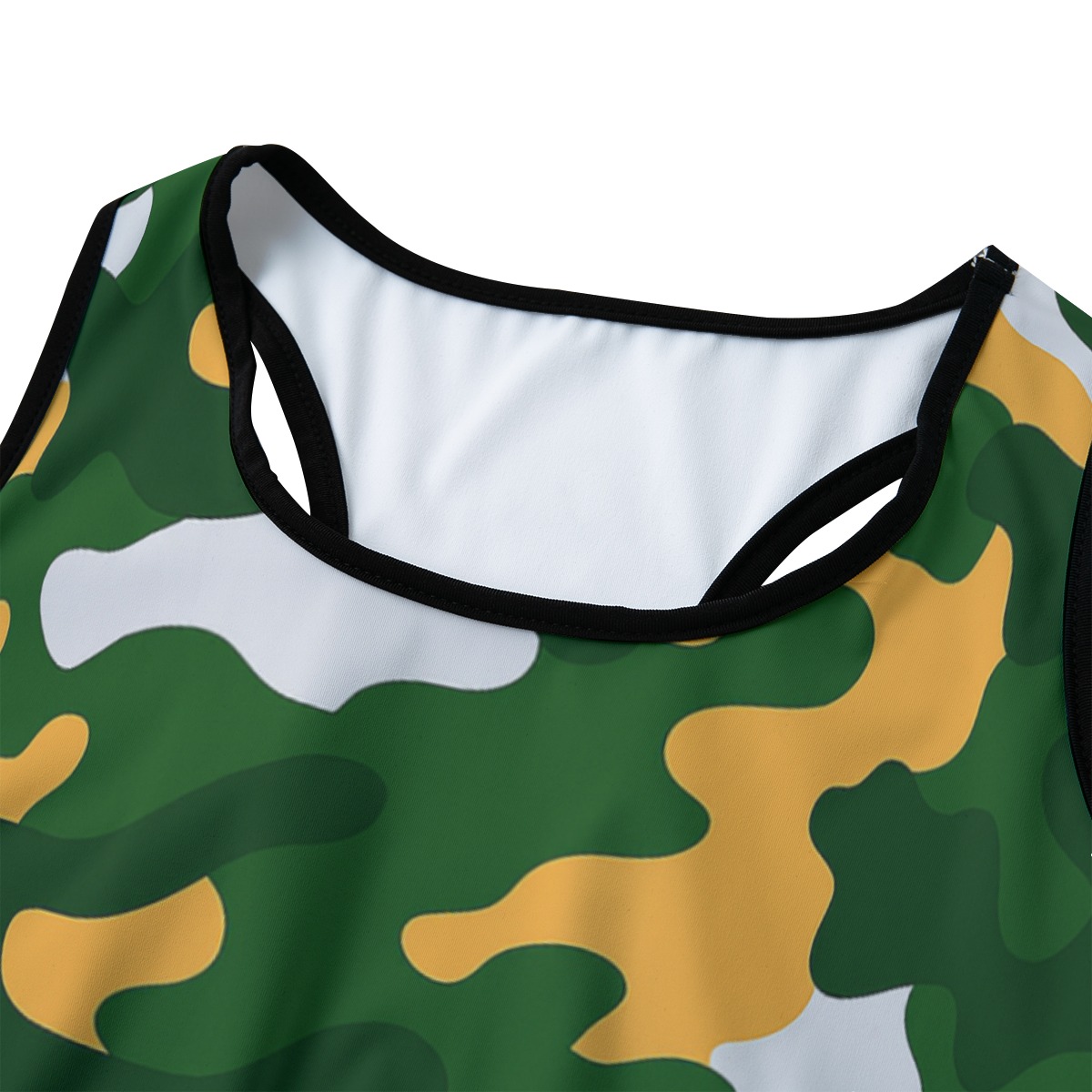 Green Bay Packers All-Over Print Women's Sports Bra - Image 4