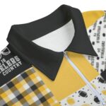 Pittsburgh Steelers Zubaz All-Over Print Unisex Lapel Sweatshirt | 310GSM Cotton - Image 2