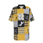 Pittsburgh Steelers Zubaz All-Over Print Teenage UV Protection POLO Shirt