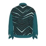 Philadelphia Eagles Zubaz All-Over Print Unisex Lapel Jacket | 245GSM Cotton - Image 2