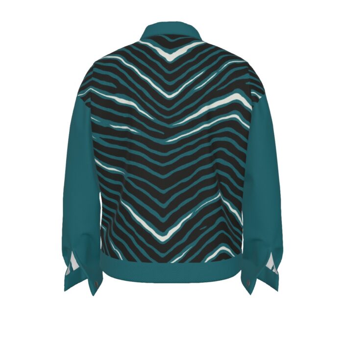 Philadelphia Eagles Zubaz All-Over Print Unisex Lapel Jacket | 245GSM Cotton - Image 2