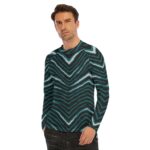 Philadelphia Eagles Zubaz All-Over Print Men's Long Sleeve Tight surf clothing - Image 2