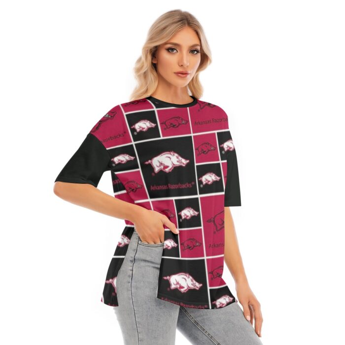 Arkansas - Razorbacks Women's T-shirt With Hem Split - Image 4