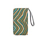Miami Dolphins Zubaz Long Wallet With Black Hand Strap - Image 2