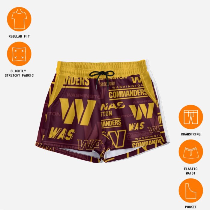 Washington Commanders Women's Casual Shorts - Image 4