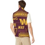 Washington Commanders  Stand-up Collar Vest - Image 2