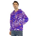 Buffalo Bills Zubaz All-Over Print Men's Pullover Hoodie | Velvet