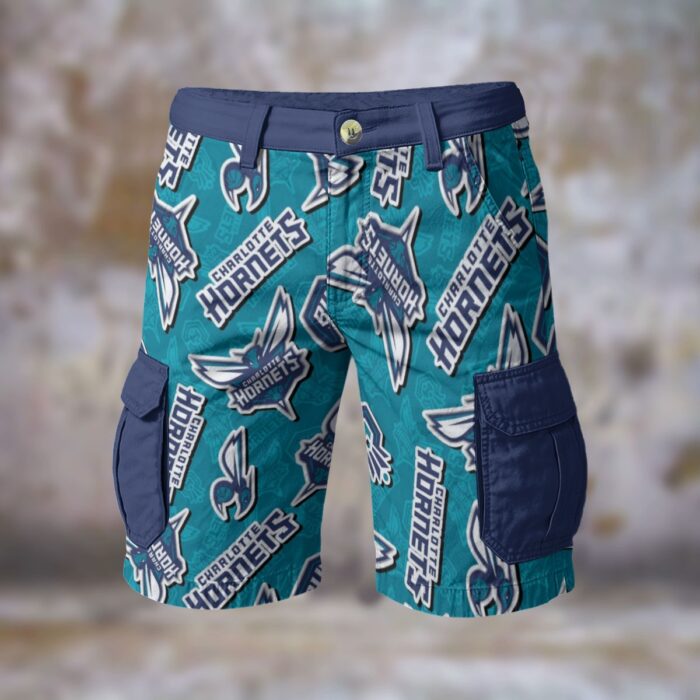 Charlotte Hornets Cargo Shorts - Image 1
