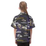 Baltimore Ravens Kid's Hawaiian Vacation Shirt - Image 4