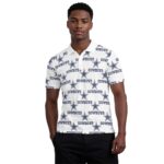 Dallas Cowboys Zubaz All-Over Print Men's Polo Collar Jersey - Image 2