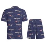 New England Patriots Zubaz All-Over Print Children's Sports T-Shirt Set - Image 2