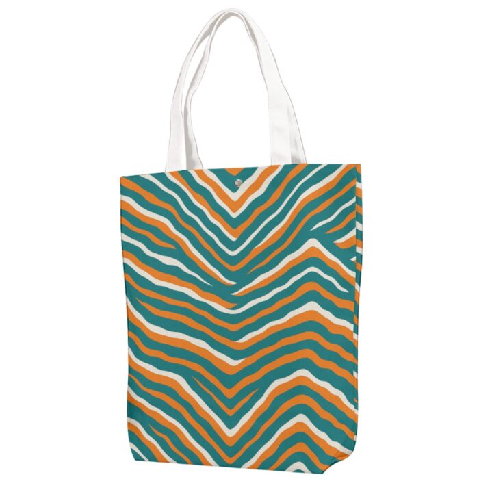 Miami Dolphins Zubaz Canvas Bag With Shoulder Strap - Image 1