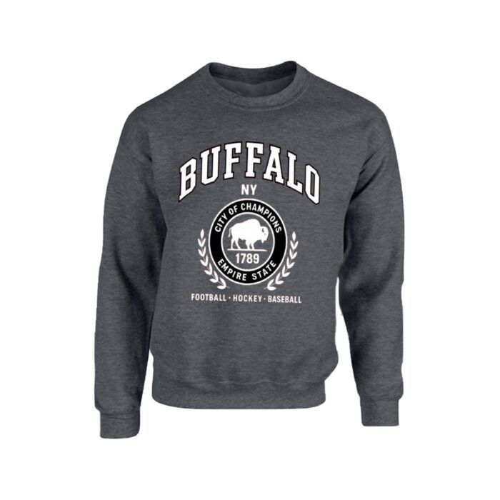 Buffalo New York sports football hockey baseball Sweatshirt - Image 5
