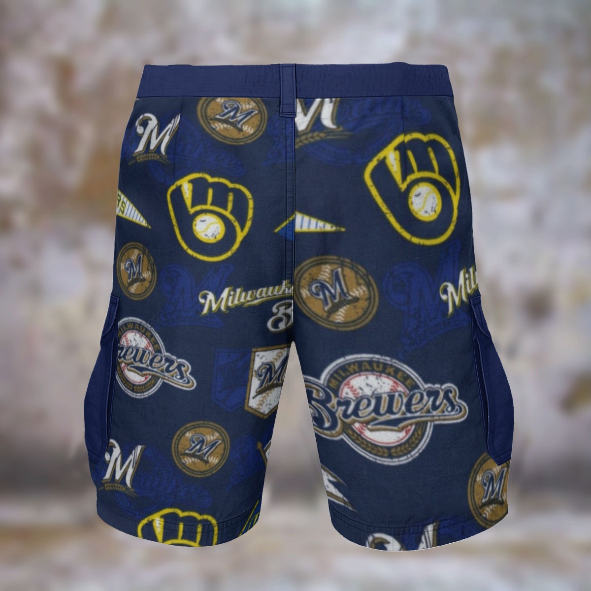 Milwaukee Brewers Cargo Shorts - Image 3