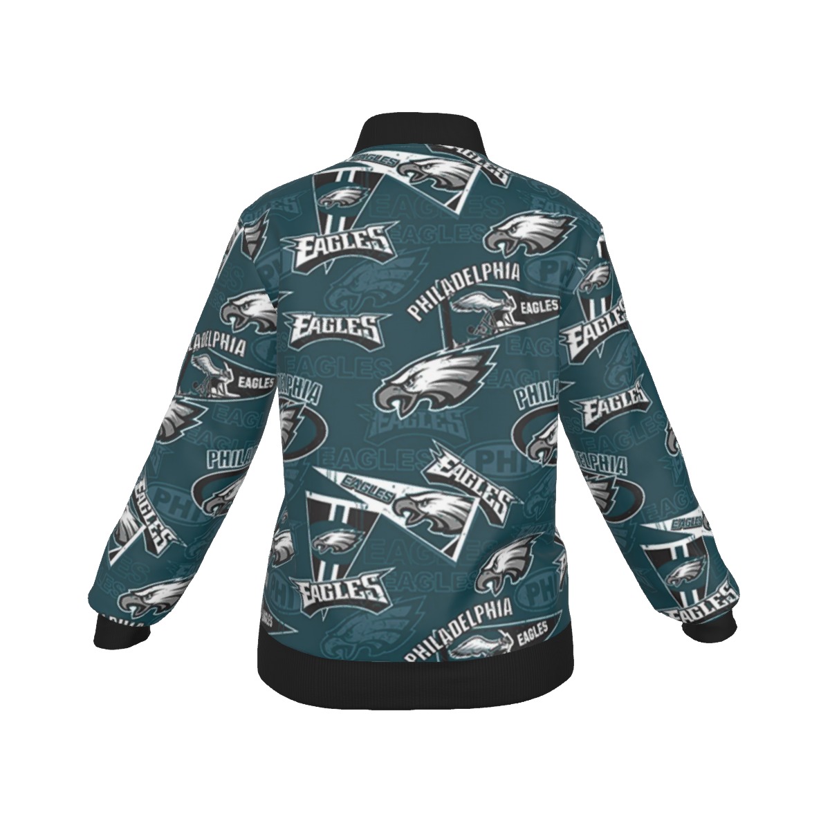 Philadelphia Eagles Zubaz All-Over Print Women's Jacket - Image 2