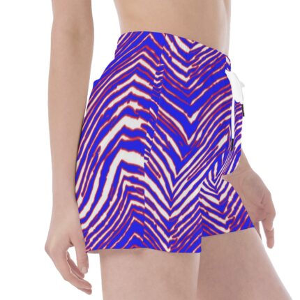 Buffalo Bills Zubaz All Over Print Wide Waistband Sport Shorts
