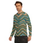Miami Dolphins Zubaz All-Over Print Men's Long Sleeve Tight surf clothing - Image 6