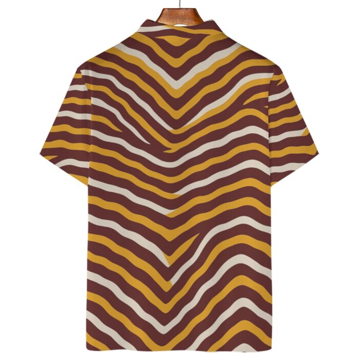 Washington Commanders zubaz Men's Polo Shirt | 180GSM - Image 2