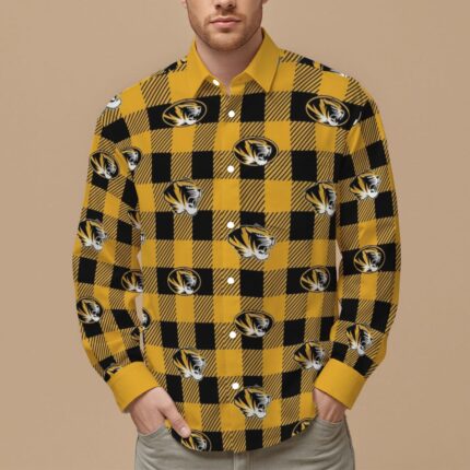 Missouri - Tigers Men's Slim Fit Long Sleeve Shirt