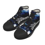 Dallas Cowboys Zubaz Men's Black Sole Canvas Shoes - Image 2