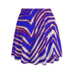 Buffalo Bills Zubaz All-Over Print  Women's Bazyrey Skirts With pocket - Image 6