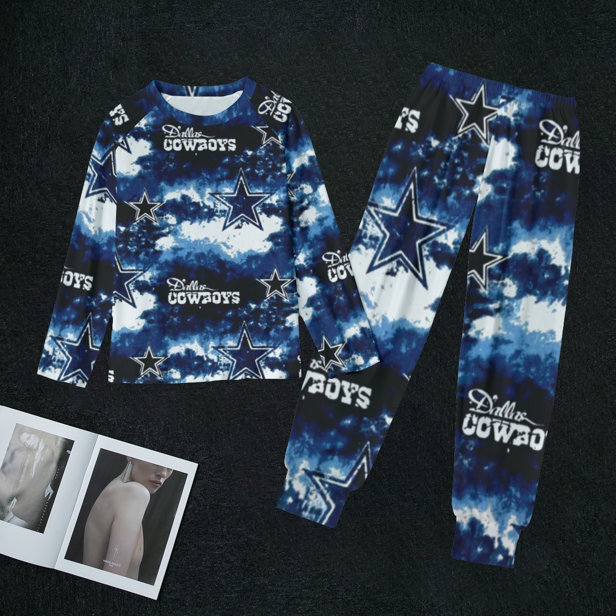 Dallas Cowboys Zubaz All-Over Print Women's Sleep Pajamas - Image 3