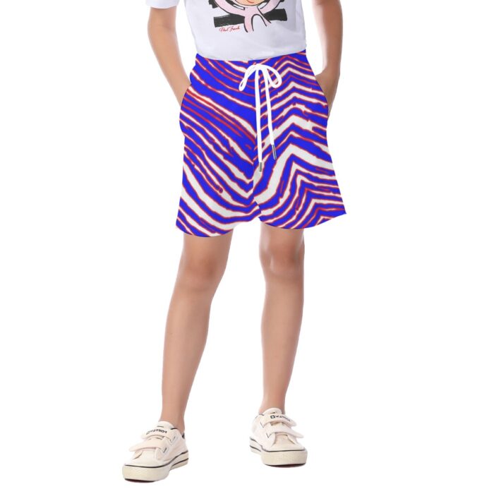 Buffalo Bills Zubaz All-Over Print Kid's Beach Shorts - Image 3