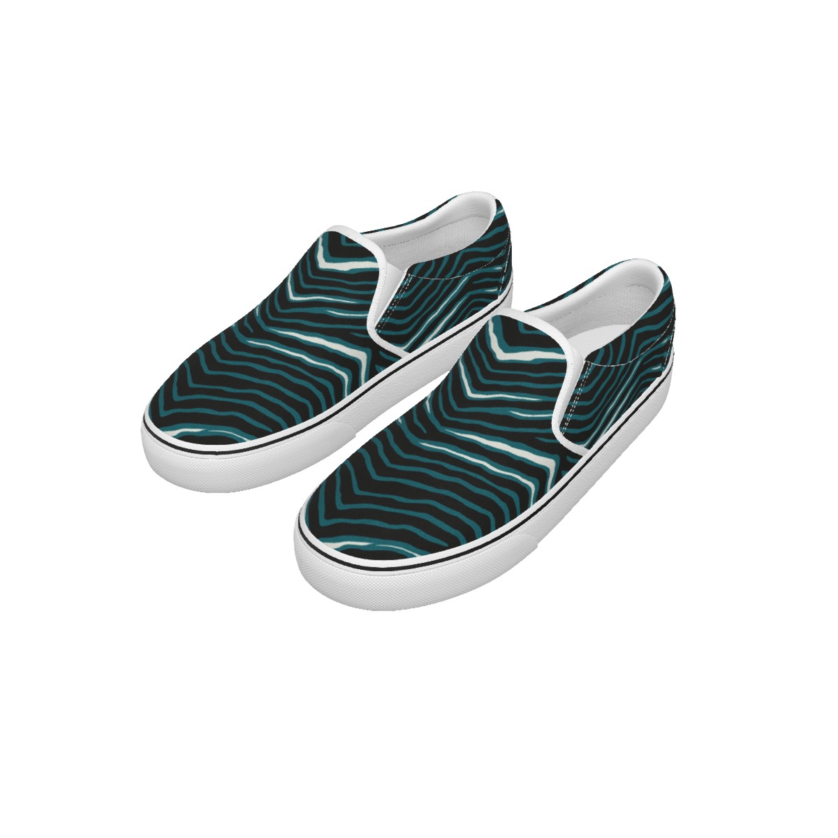 Philadelphia Eagles Zubaz Kid's Slip On Sneakers