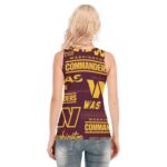 Washington Commanders Women's Skinny Sport Tank Top - Image 4