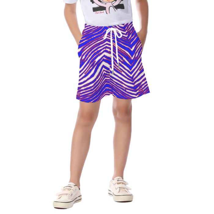 Buffalo Bills Zubaz All-Over Print Kid's Beach Shorts - Image 1