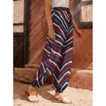 New England Patriots Zubaz All-Over Print Women's Carrot Pants with Pockets - Image 3