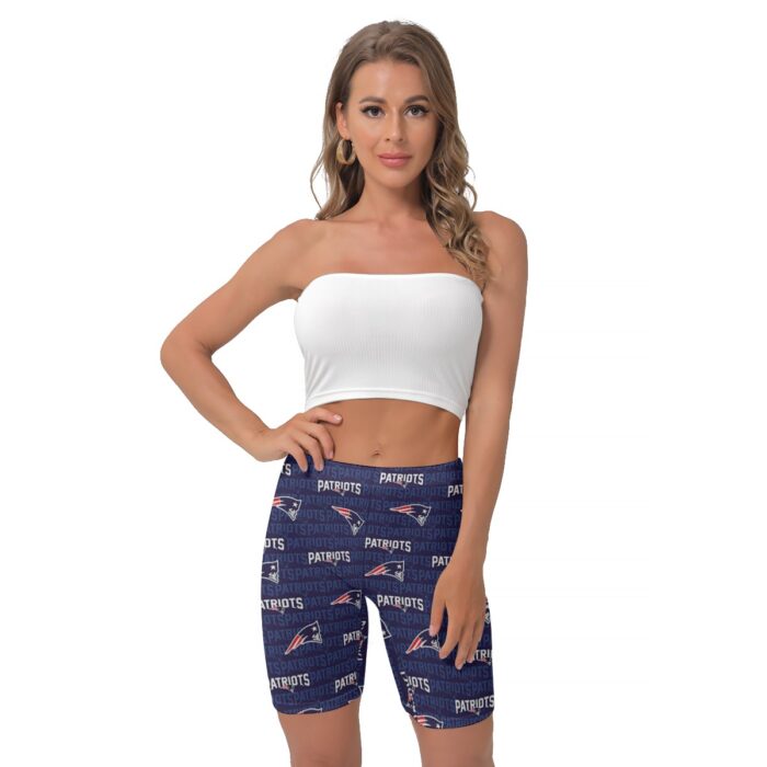 New England Patriots Zubaz All-Over Print Women's Shorts - Image 3