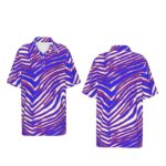 Buffalo Bills Zubaz All-Over Print Teenage Polo Collar Jersey |210GSM - Image 7