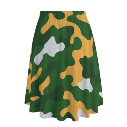 Green Bay Packers All-Over Print Women's Long Maxi Skirt With Pockets