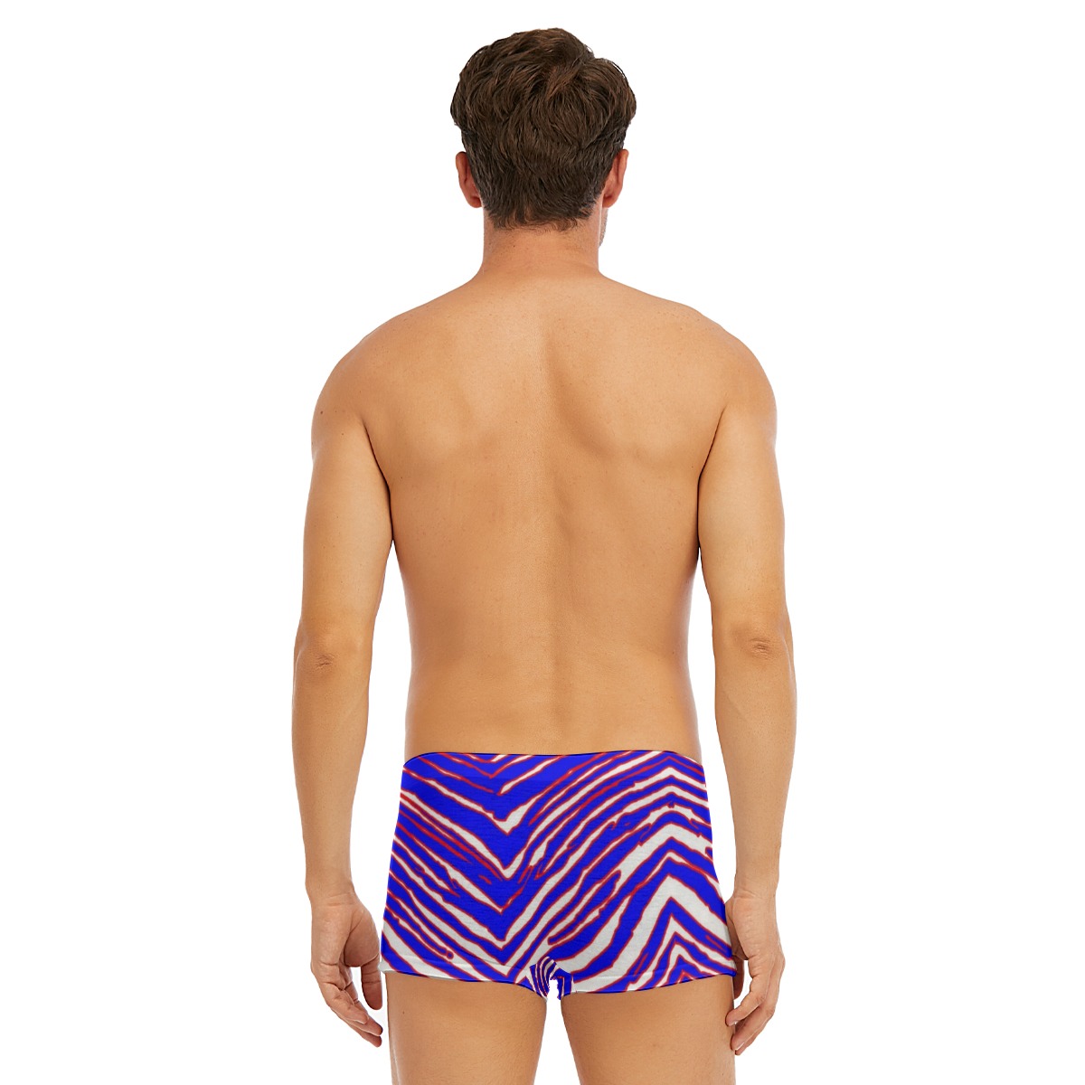 Buffalo Bills Zubaz All-Over Print Men's Short Boxer Briefs - Image 4