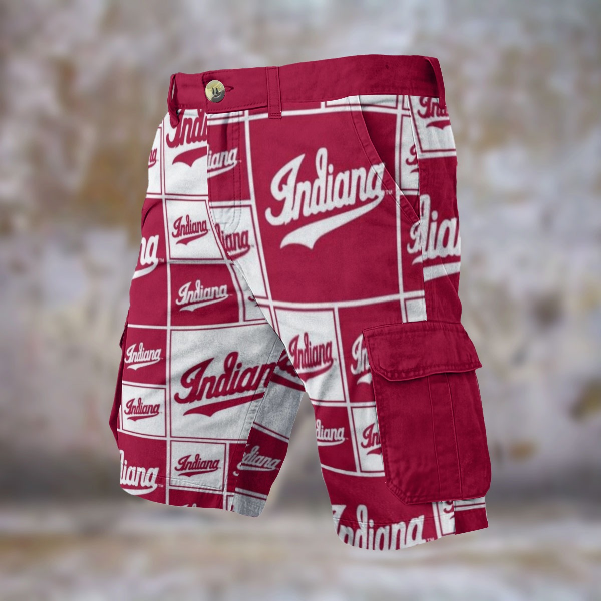 Indiana Bloomington Hoosiers Cargo Shorts - Image 3