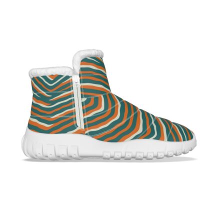 Miami Dolphins Zubaz All-Over Print Women's Zip-up Snow Boots