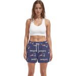 New England Patriots Zubaz All-Over Print Women's Shorts - Image 6