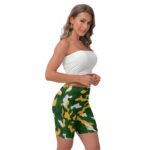 Green Bay Packers All-Over Print Women's Shorts - Image 3