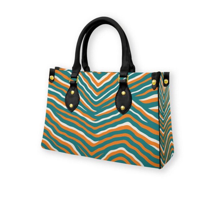 Miami Dolphins Zubaz Women's Tote Bag With Black Handle - Image 1