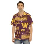 Washington Commanders  Man's Short Sleeves Shirt